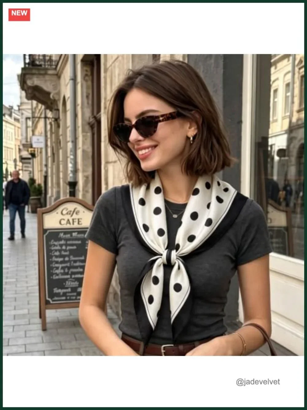 Silk Feeling Satin Head Scarf for Women - 27.5 Square Bandana Hair Wrap